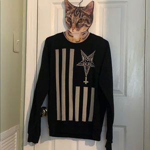 Actual Pain Baphomet Crewneck sweater